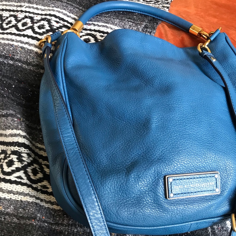 Marc By Marc Jacobs Too Hot To Handle Blue Crossbody Bag - Picture 2 of 16